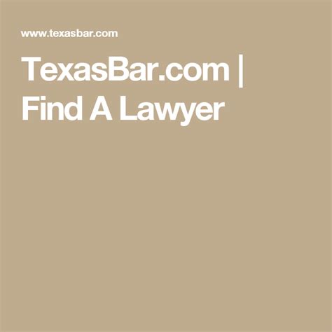 texasbar.com find a lawyer